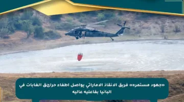 «جهود مستمرة» فريق الإنقاذ الإماراتي يواصل إطفاء حرائق الغابات في ألبانيا بفاعلية عالية